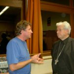 P. Xavier de Zutter et Mgr Ghirard, Ã©vÃªque de Rodez