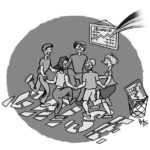 Dessin en noir et blanc