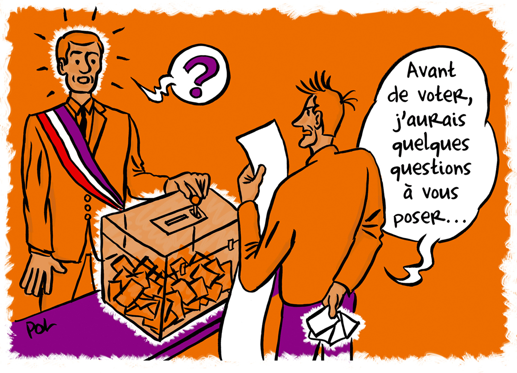 Dessin vote couleur